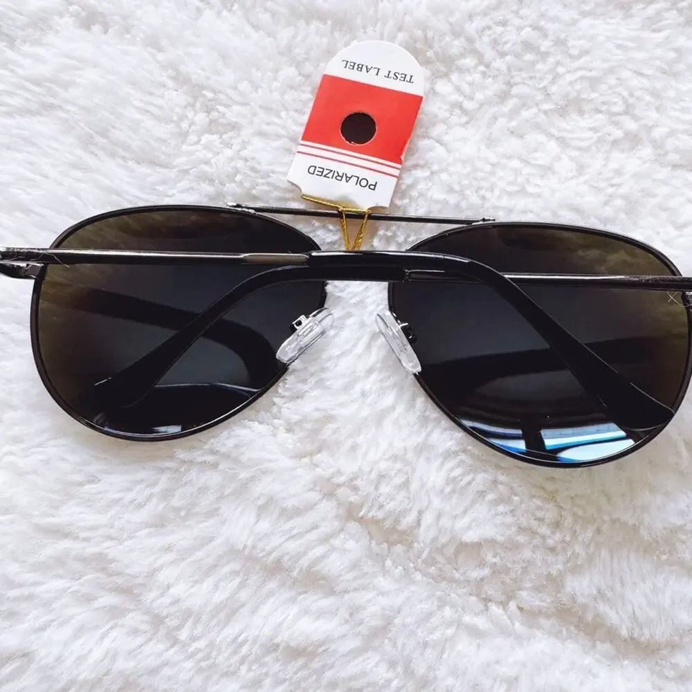 Felix Blue w/Black Rim Mirrored Sunglasses
